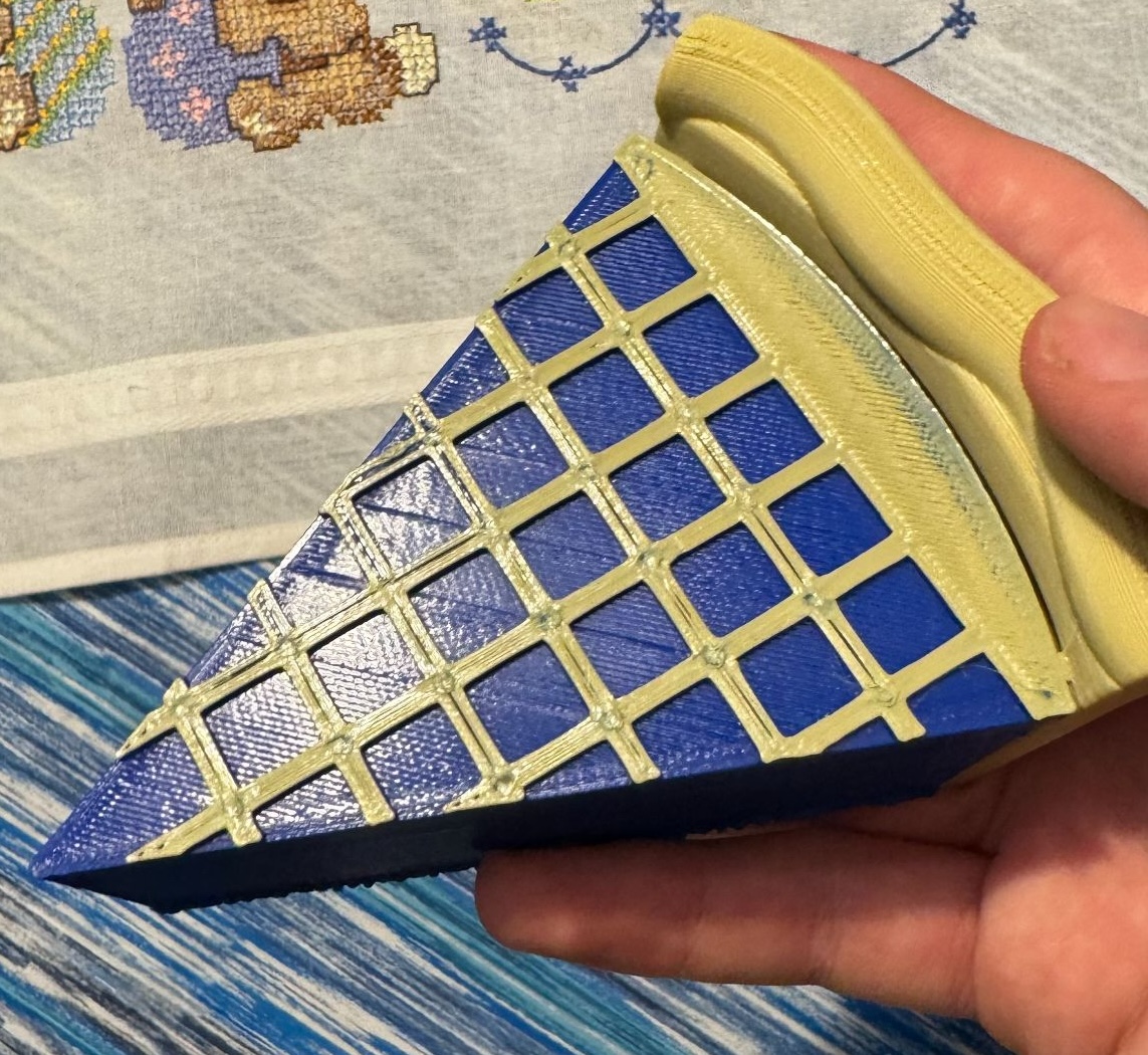 A piece of blue pie, used in Agatha the Ugly