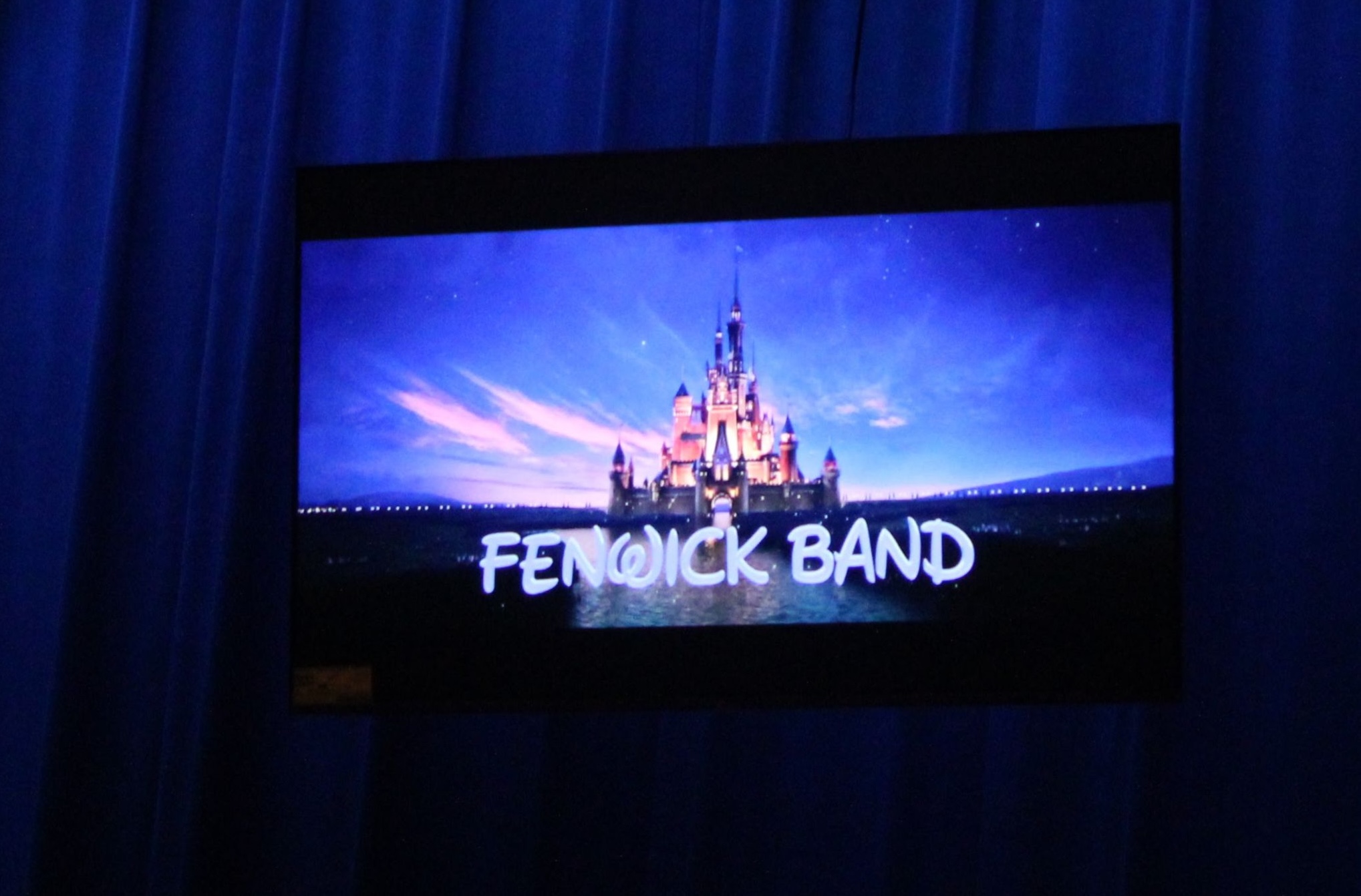 A production photo from the Fenwick Band's 2025 Spring Concert. For more details, contact Dave