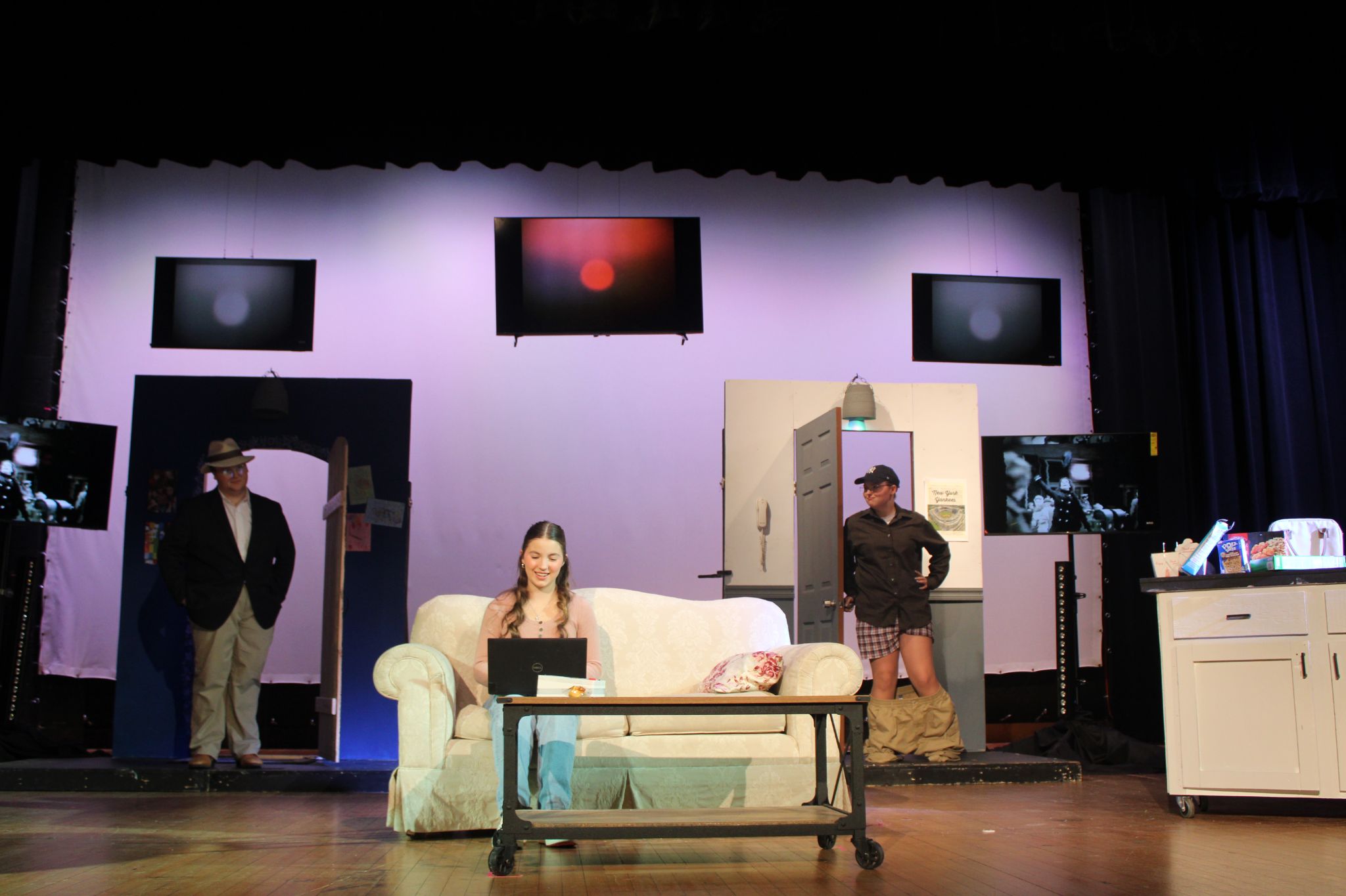 A production photo from Make 'Em Laugh. For more details, contact Dave