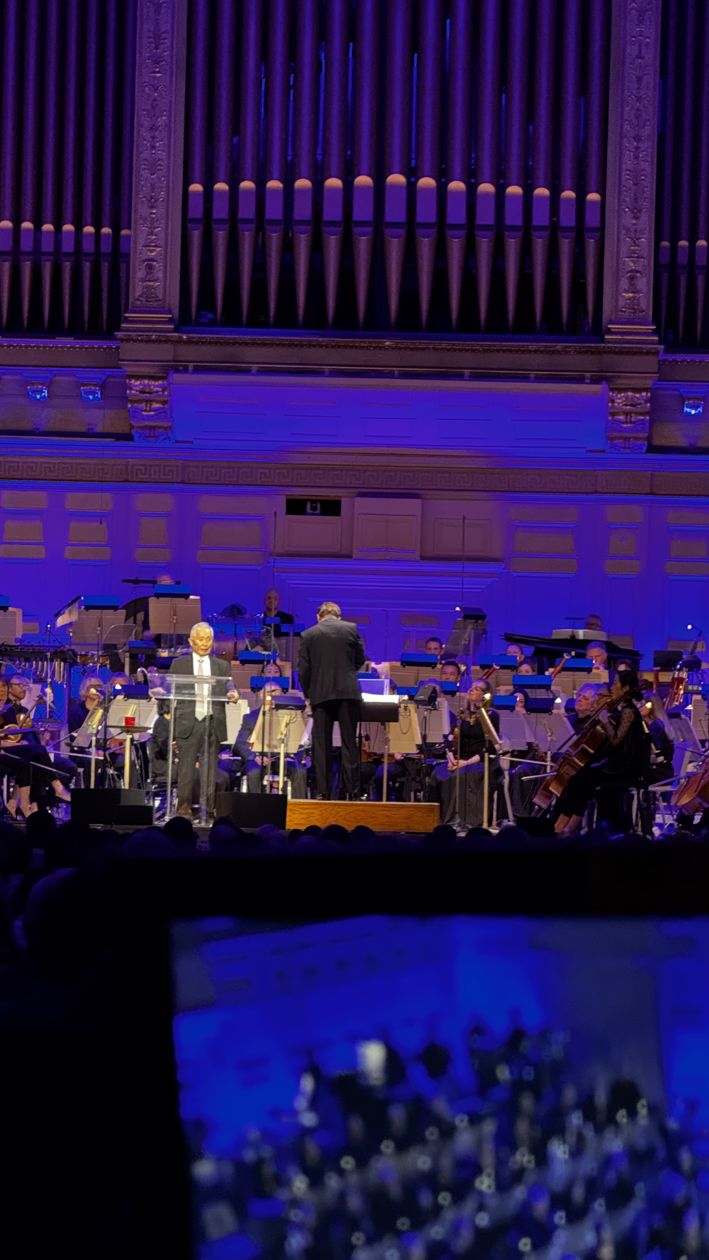 A photo of the Boston Pops Orchestra (cond. Charles Floyd) from Gospel Night 2026 at Symphony Hall