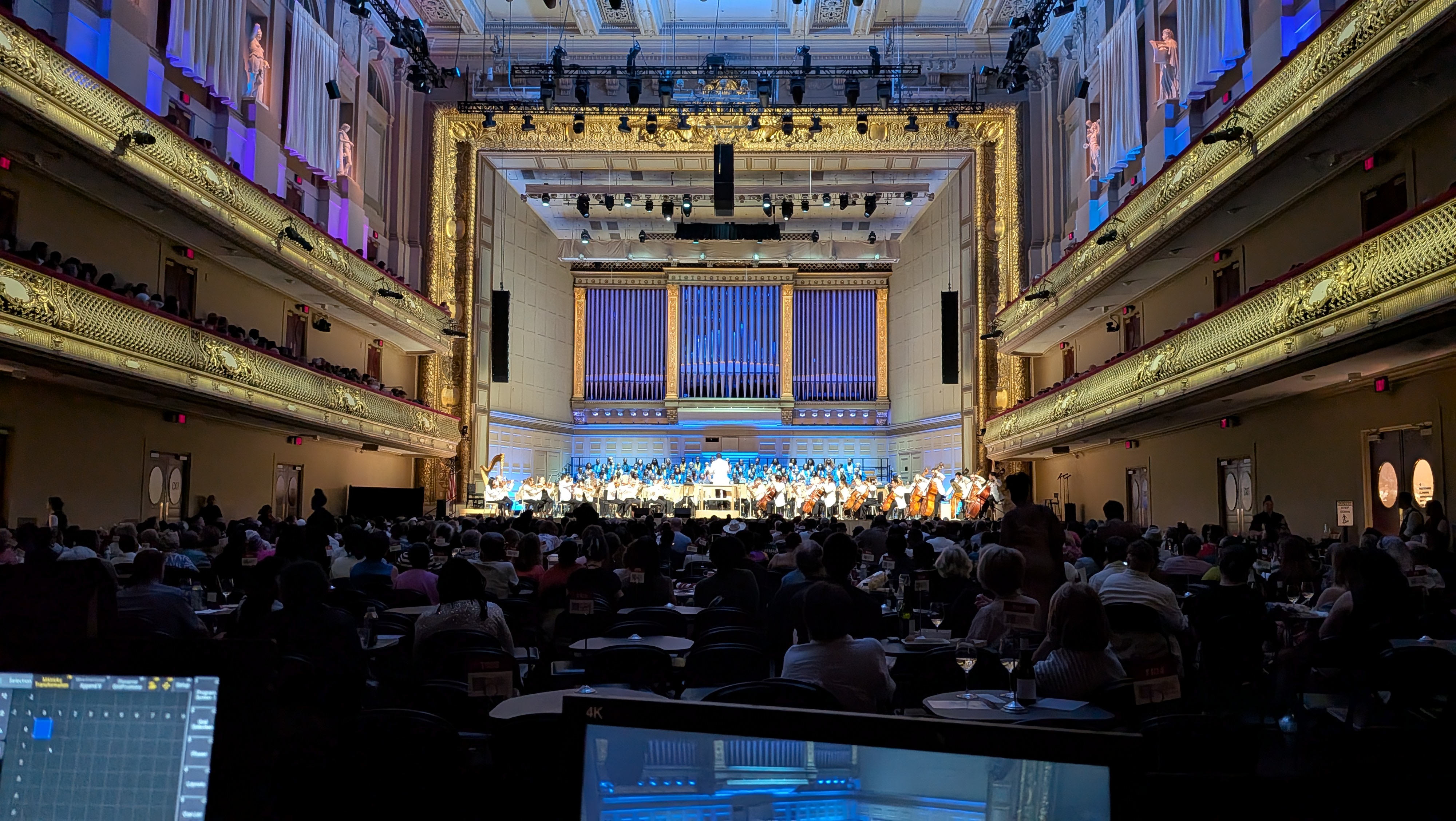 A photo of the Boston Pops Orchestra (cond. Charles Floyd) from Gospel Night 2026 at Symphony Hall