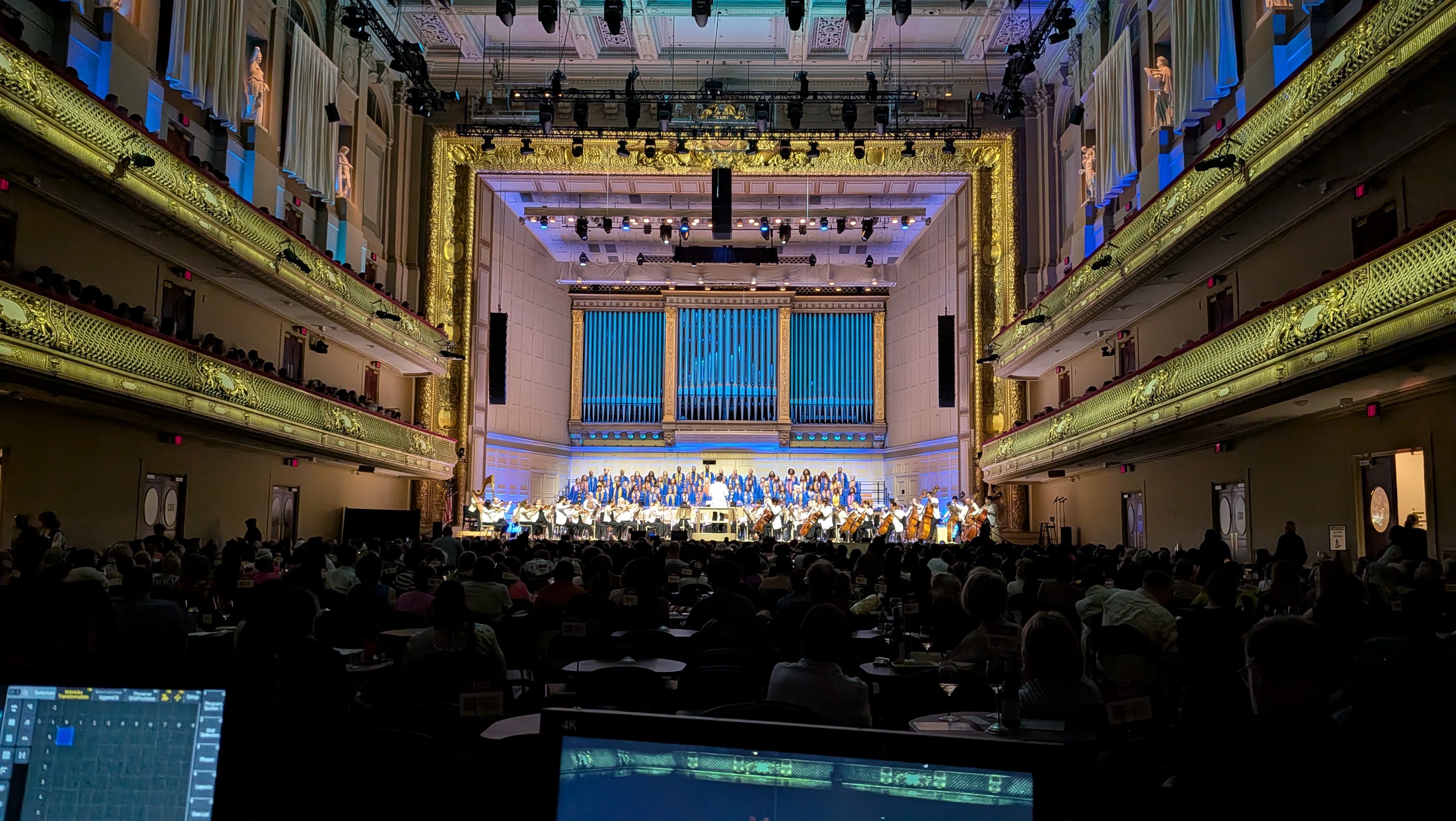 A photo of the Boston Pops Orchestra (cond. Charles Floyd) from Gospel Night 2026 at Symphony Hall