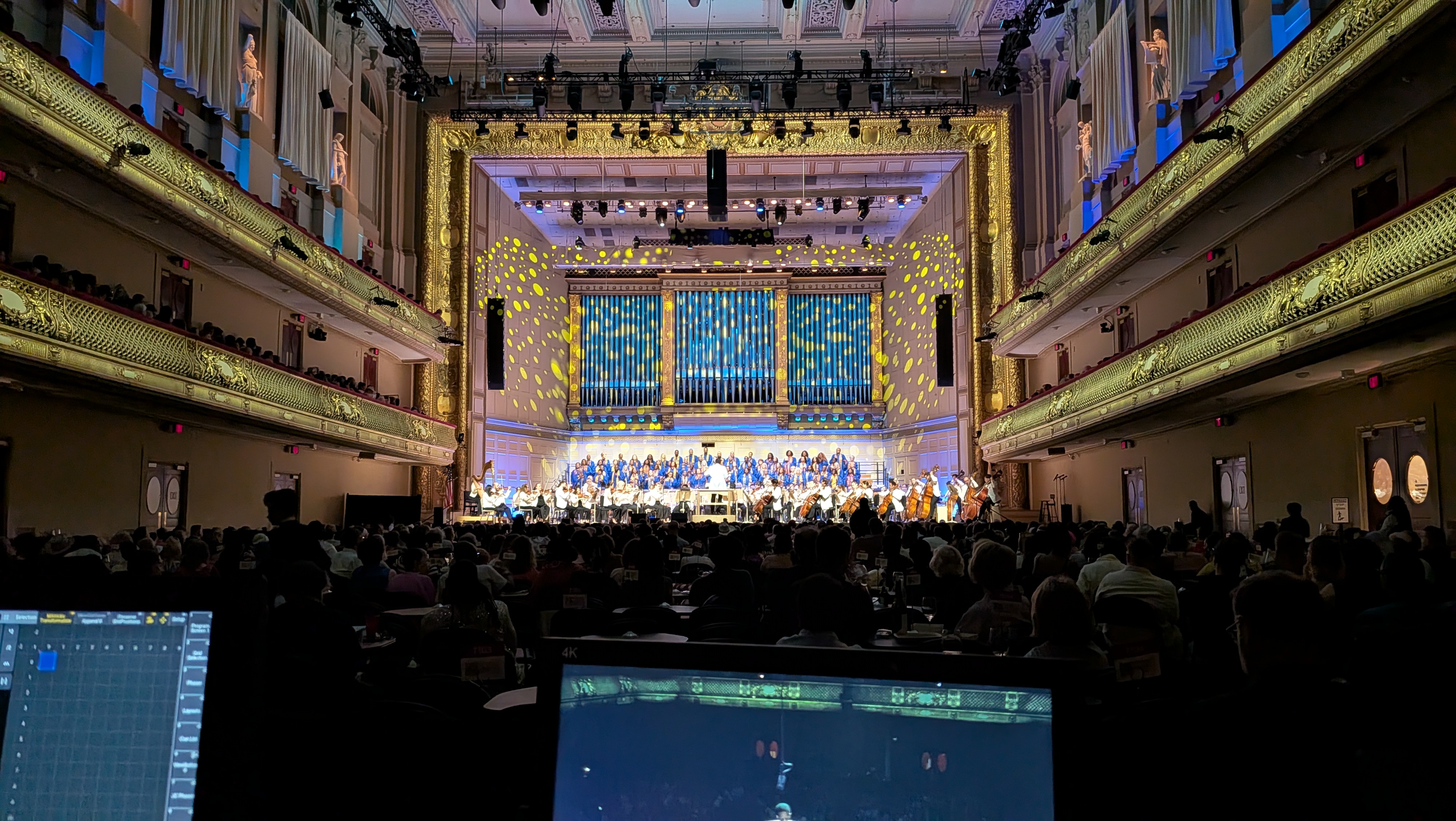 A photo of the Boston Pops Orchestra (conductor Keith Lockheart) from 'Music of the Cosmos' (2025)