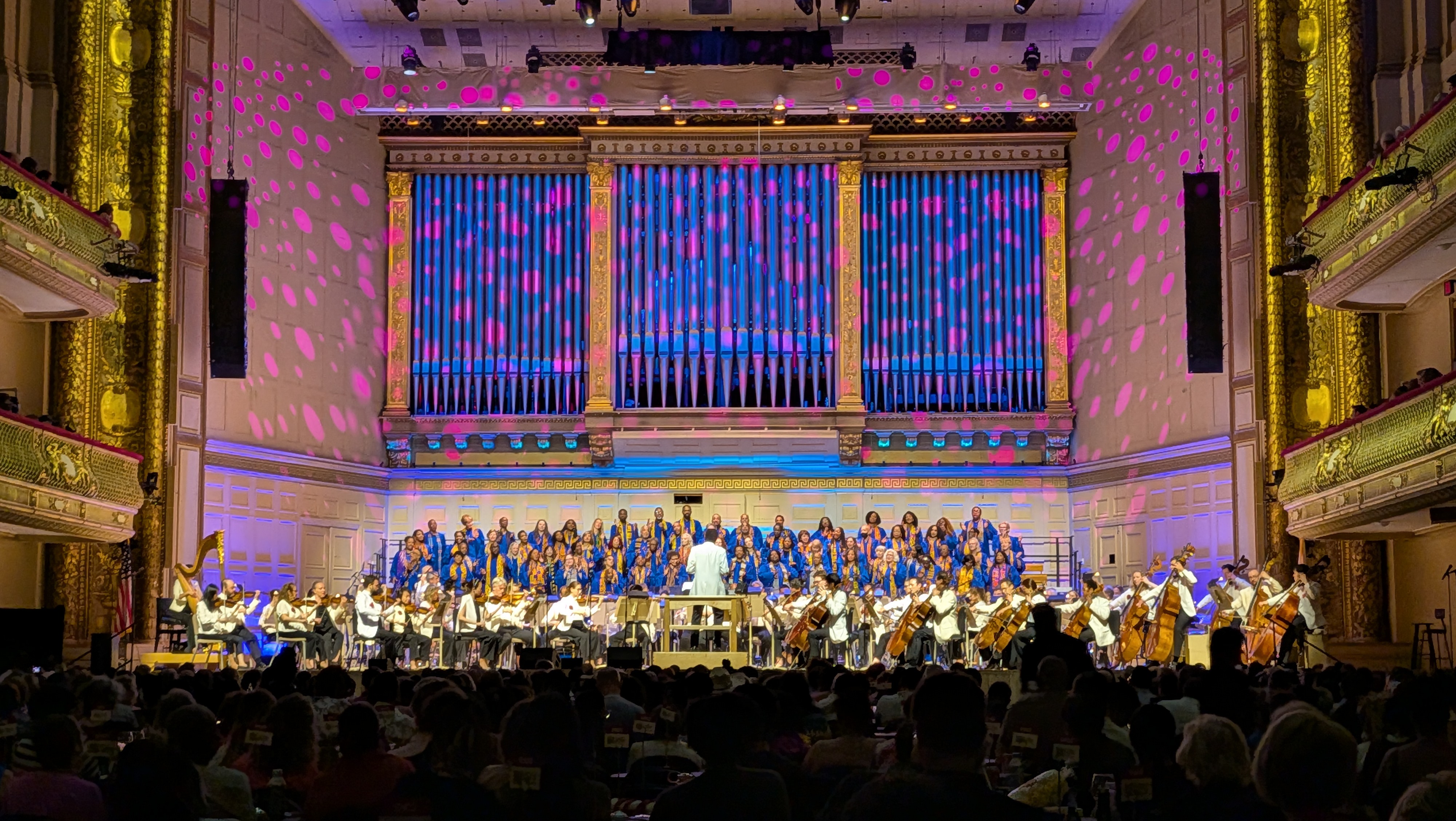 A photo of the Boston Pops Orchestra (conductor Keith Lockheart) from 'Music of the Cosmos' (2025)